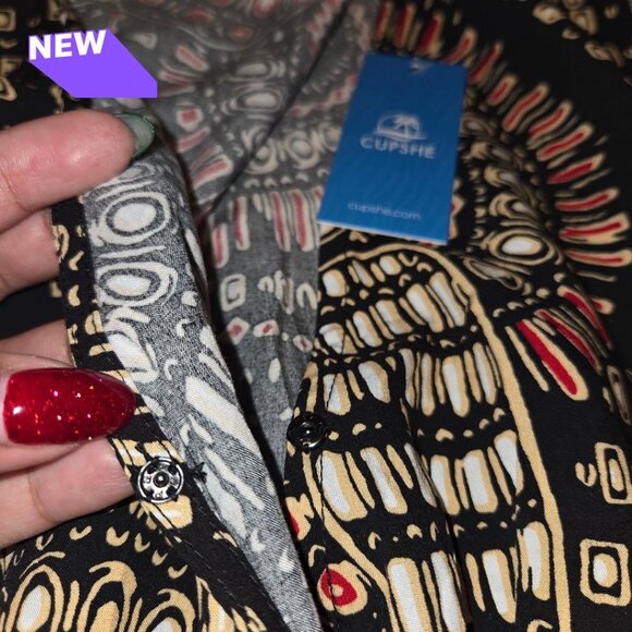 ✨ CUPSHE | Tessa Abstract Mini Dress - Picture 4 of 7